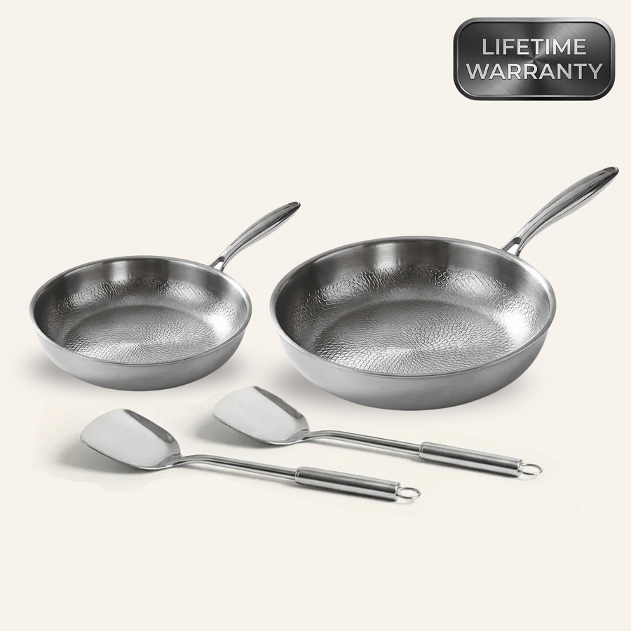 Jones Titanium Hammered Pan Pro Duo Set