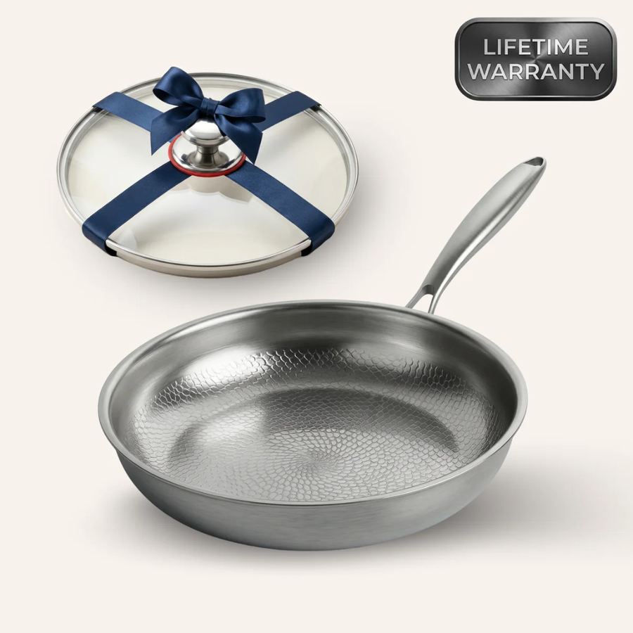 Jones Titanium Hammered Pan + Lid